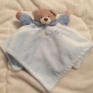 BabyTown Teddy Bear Blue Plush Baby Security Blanket Lovey